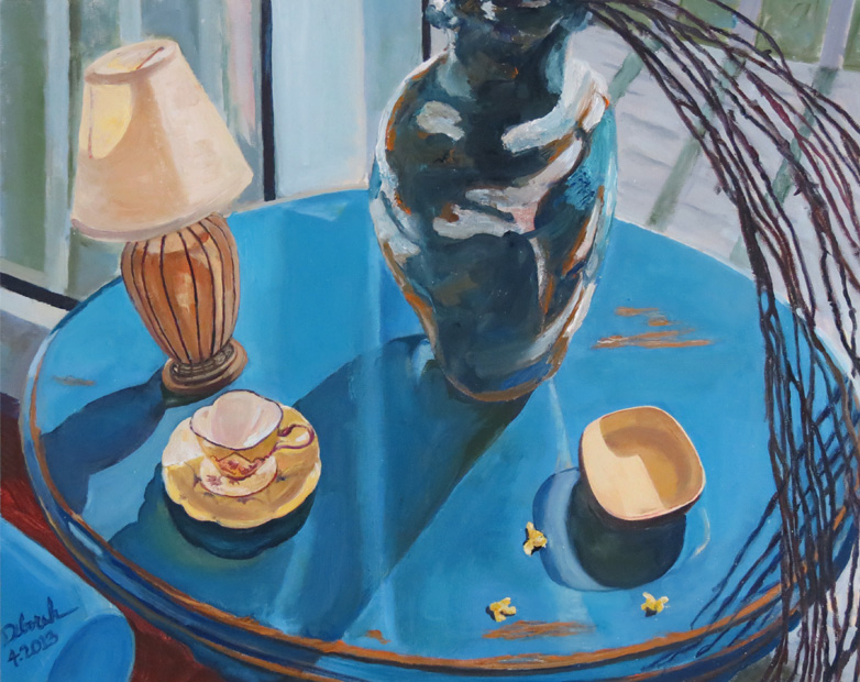 Top View (Sur la Table Matisse Bleu)