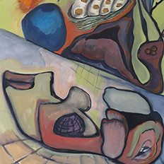 Biotic Metamorphosis III, 2014: 36'' x 24'', oil on canvas